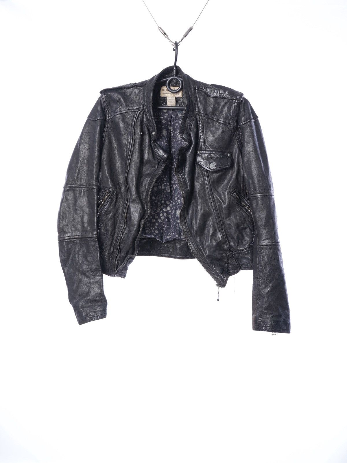 Levi's Levis Leather Moto Biker Jacket Special Edition Roots S Size S / US 4 / IT 40 - 1 Thumbnail