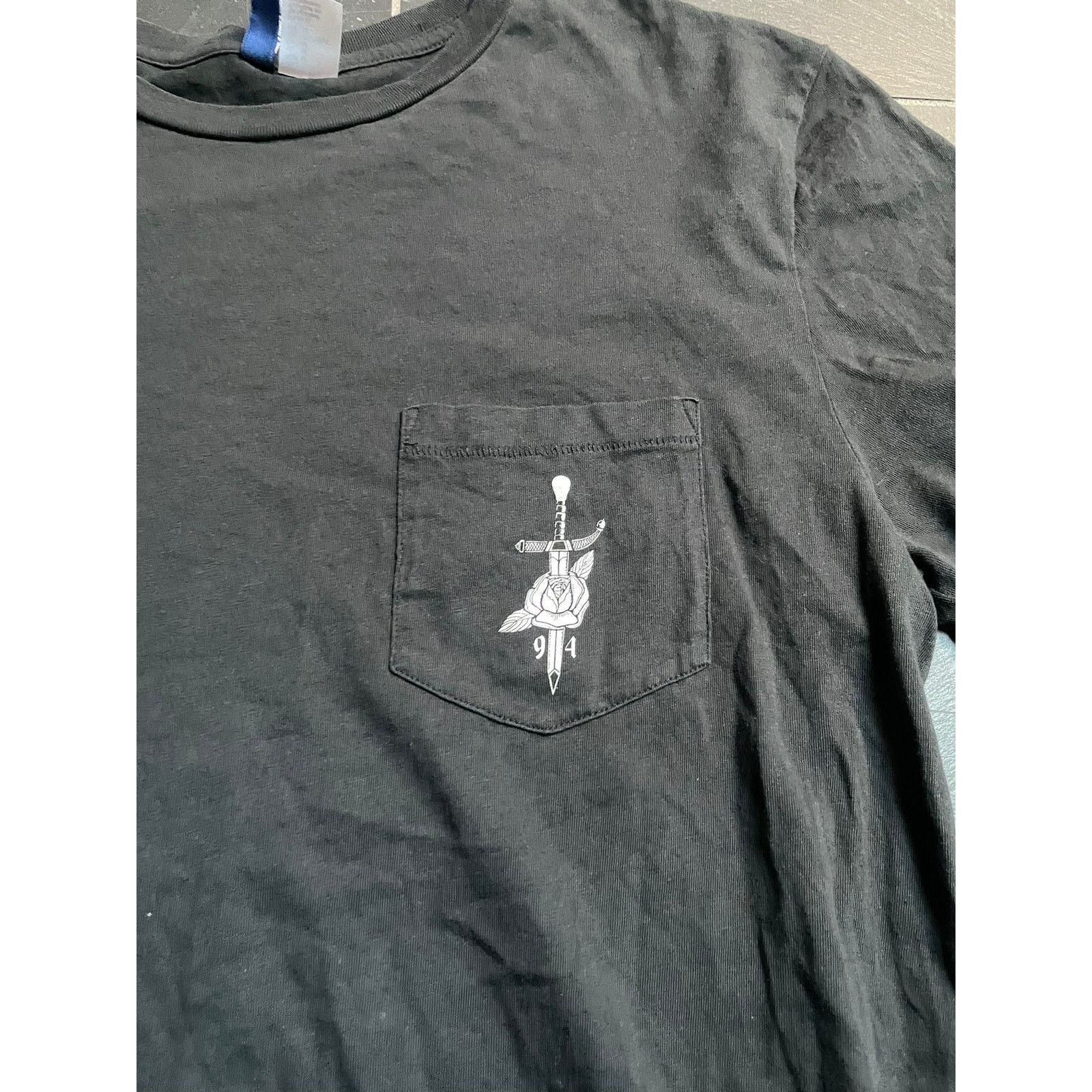 H&M Skull Graphic Pocket Tshirt Medium Size US M / EU 48-50 / 2 - 2 Thumbnail