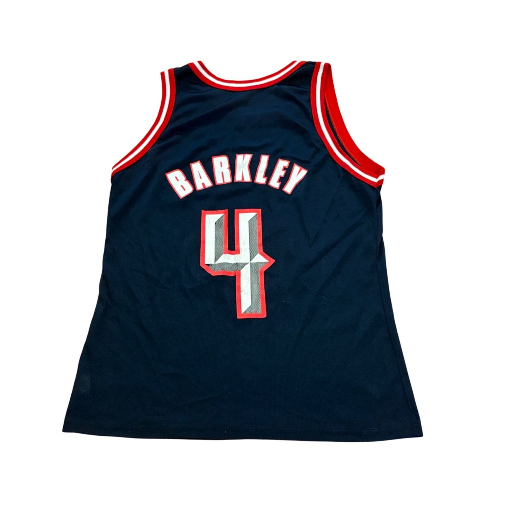 Champion Vintage 1990's Champion Houston Rockets Charles Barkley #4 N Size US L / EU 52-54 / 3 - 2 Thumbnail