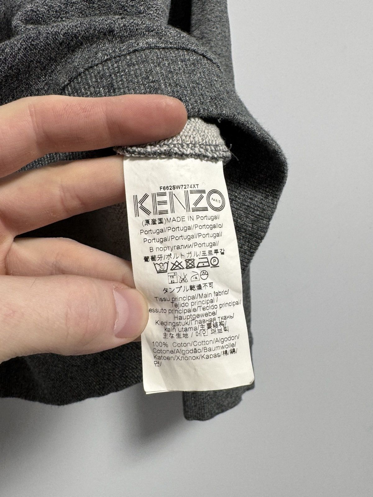 Kenzo Kenzo Sweatshirt gray women’s Size L / US 10 / IT 46 - 7 Thumbnail
