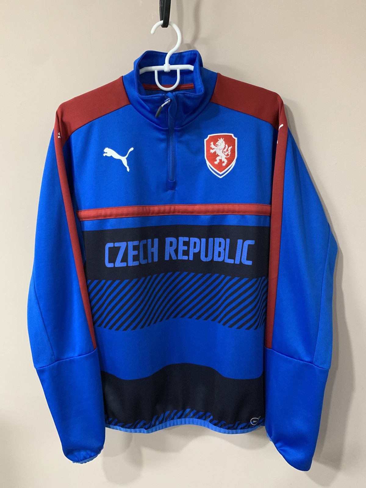 Puma Czech Republic 1/3 Zip Football Sweatshirt Puma Size S Size US S / EU 44-46 / 1 - 1 Thumbnail