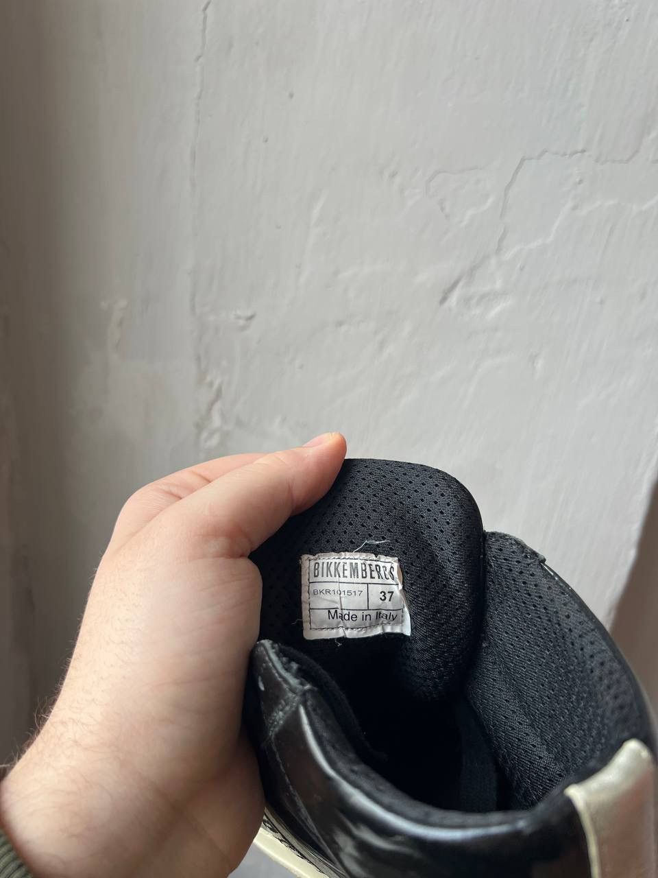 Dirk Bikkembergs DIRK BIKKEMBERGS RARE PATERN LEATHER BLACK TRAINER BOOTS 37 Size US 7 / IT 37 - 9 Thumbnail