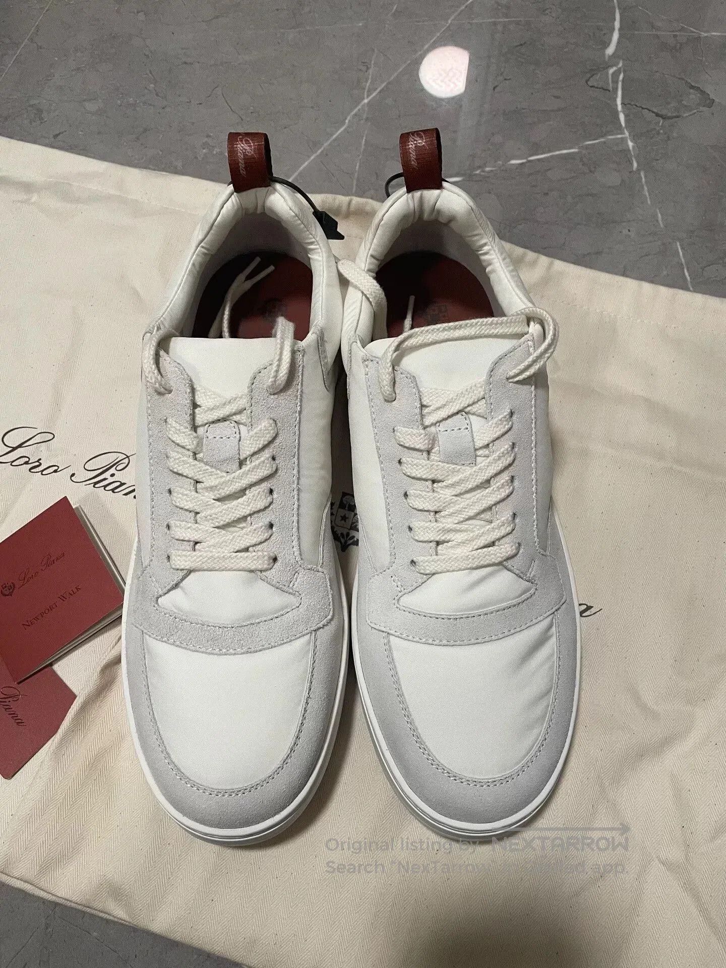 Loro Piana Loro Piana Newport Walk Leather Sneakers. Size US 8 / EU 41 - 1 Thumbnail