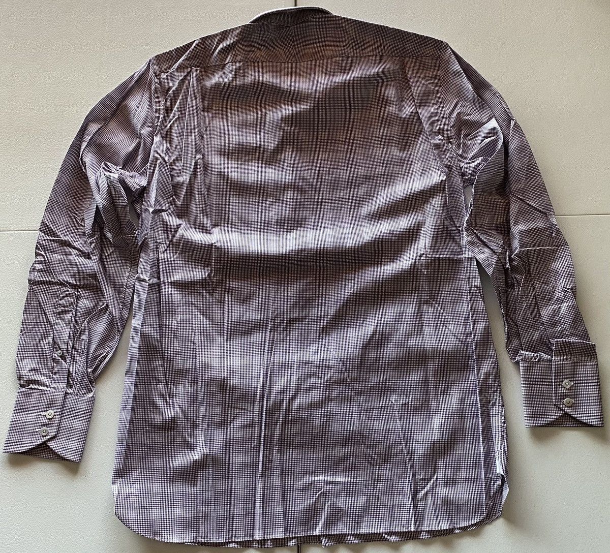 Tom Ford Tom Ford 🇮🇹 Violet Vibrations glen check shirt 16.5 42e NEW Size US L / EU 52-54 / 3 - 4 Thumbnail