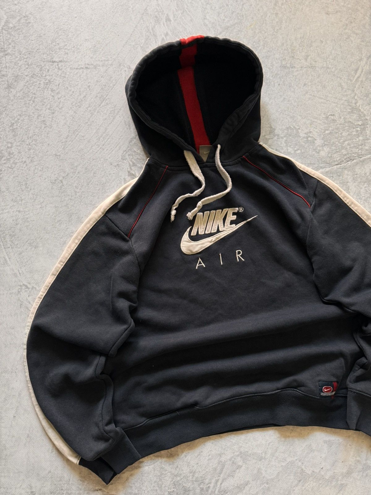 Nike × Vintage NIKE VINTAGE CENTER LOGO OVERSIZE BOXY HOODIE Size US S / EU 44-46 / 1 - 2 Thumbnail