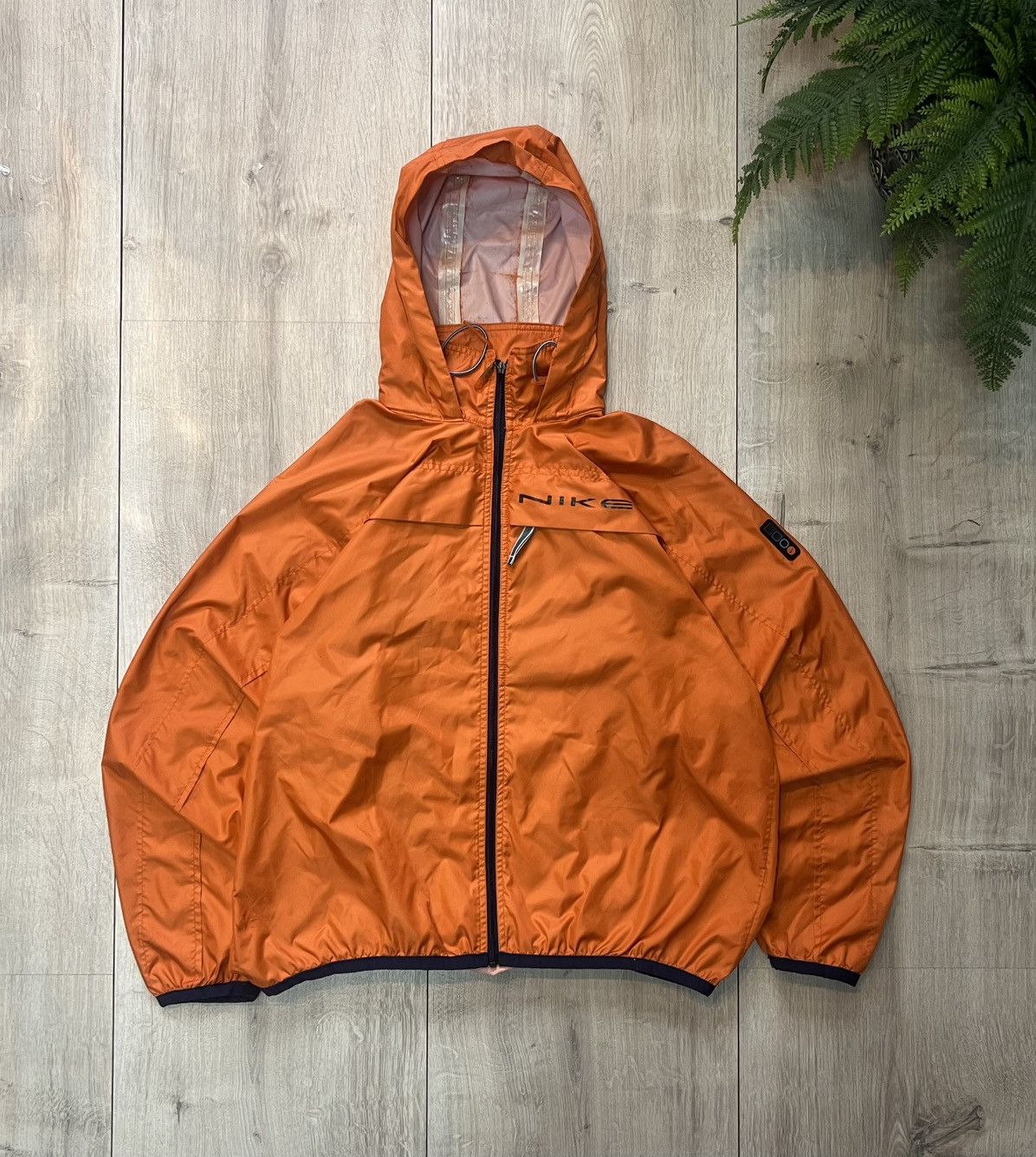 Nike × Vintage 00s Vintage Nike Swoosh Logo Light Jacket Rare Size US S / EU 44-46 / 1 - 1 Thumbnail