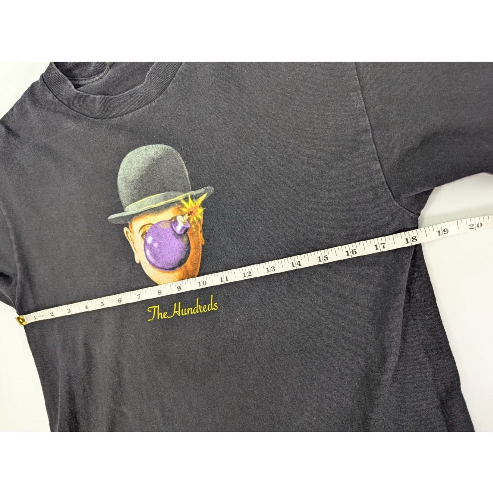 The Hundreds The Hundreds Tee Black Man in bowler hat Logo T-Shirt M Men Crew Neck Short Sleeve Cotton Size US M / EU 48-50 / 2 - 5 Thumbnail