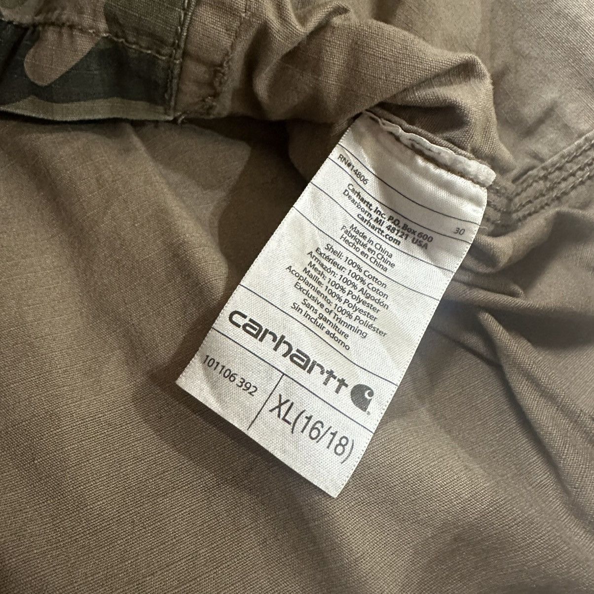 Carhartt Vintage Camouflage Carhartt Hooded Jacket Size US XL / EU 56 / 4 - 7 Thumbnail