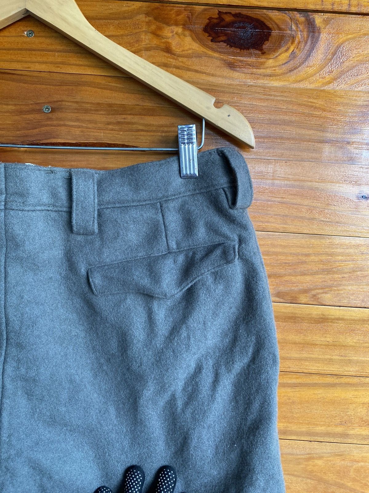 Vintage East German NVA Wool Military Trousers – Cold War Army Pants Size US 32 / EU 48 - 11 Thumbnail