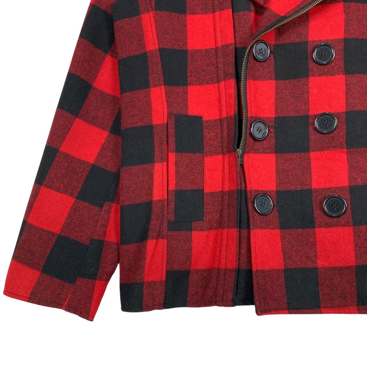 If Six Was Nine Vintage Flannel Jacket Double Collar Women Tartan Jacket Size S / US 4 / IT 40 - 5 Thumbnail