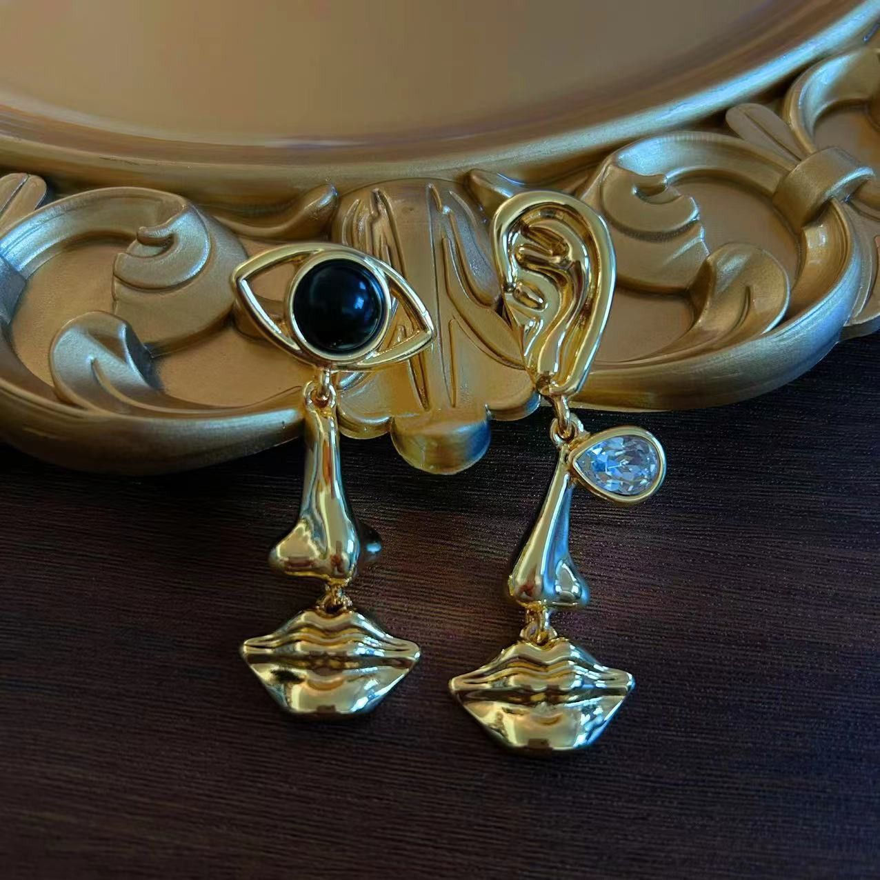 Other vintage devil eyes schiaparelli necklace earrings Size ONE SIZE - 5 Thumbnail