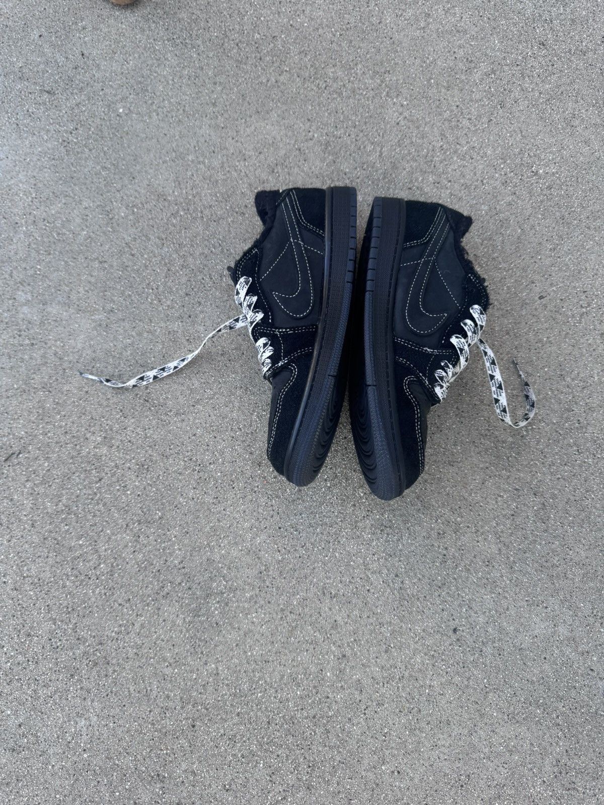 Jordan Brand × Nike × Travis Scott Travis Scott black phantom Size US 4 / IT 34 - 2 Thumbnail