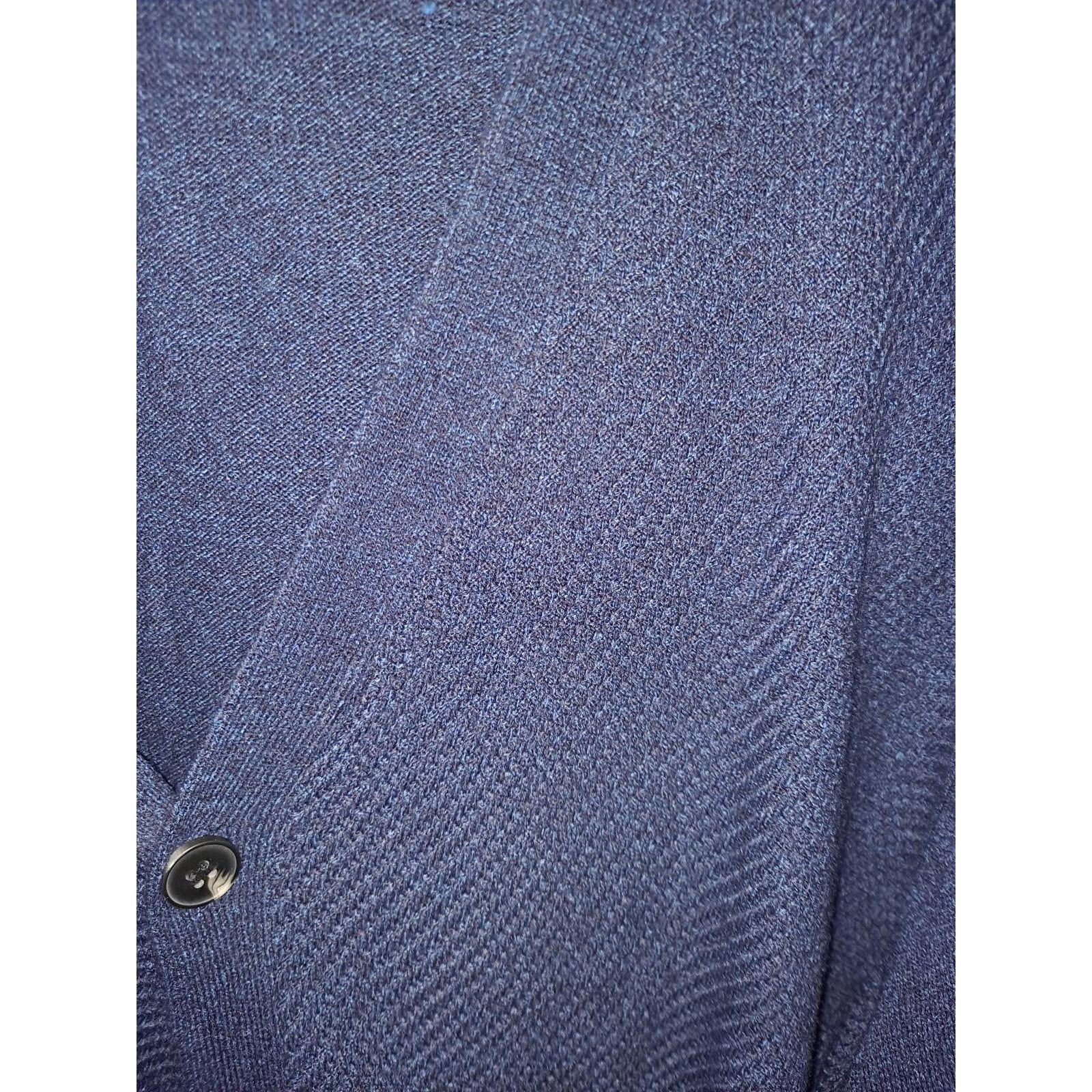 Dockers Vintage Dockers Blue Button Up Cardigan Sweater Size US XL / EU 56 / 4 - 2 Thumbnail