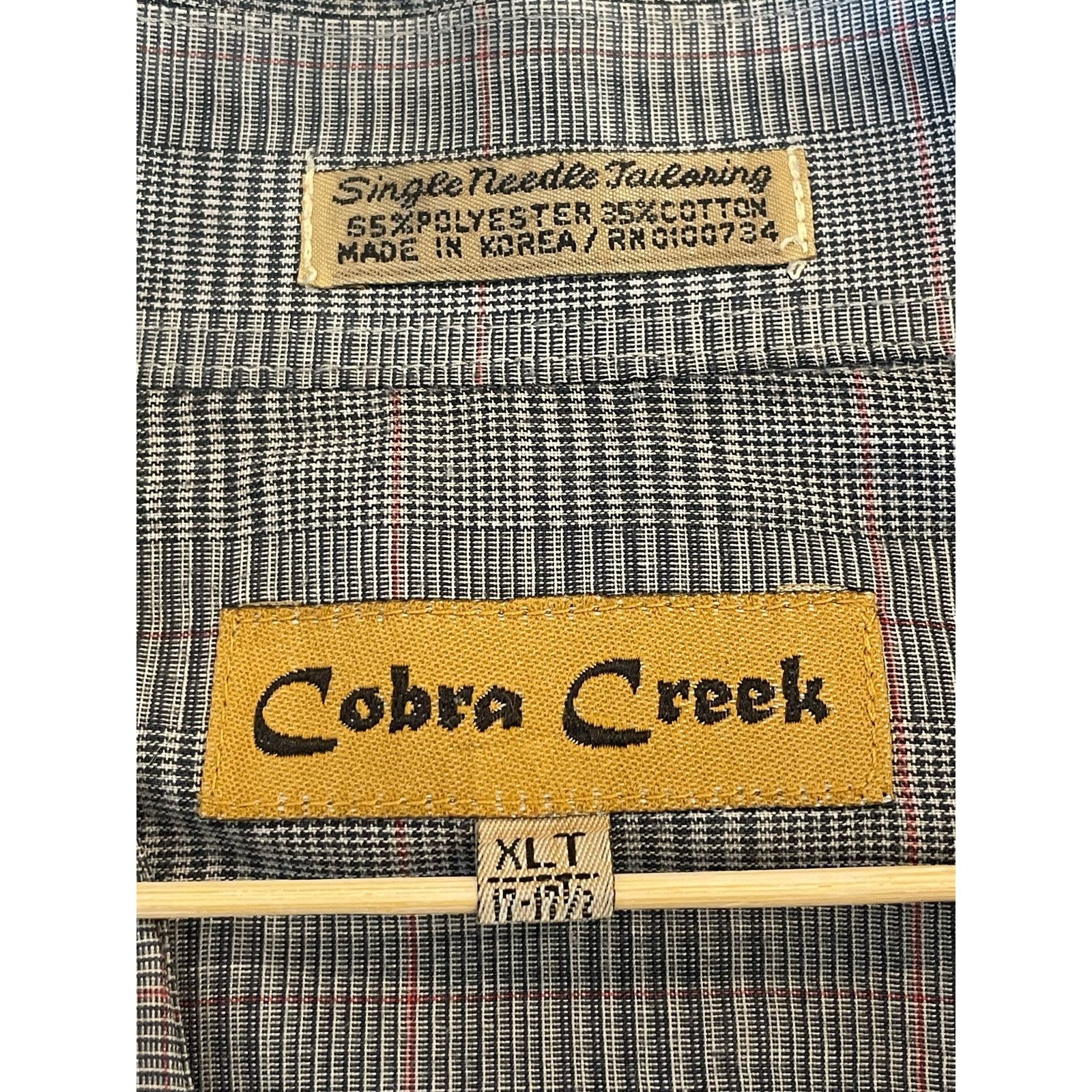 Other Cobra Creek Men's dark Gray plaid button up shirt XLT Size US XL / EU 56 / 4 - 4 Thumbnail