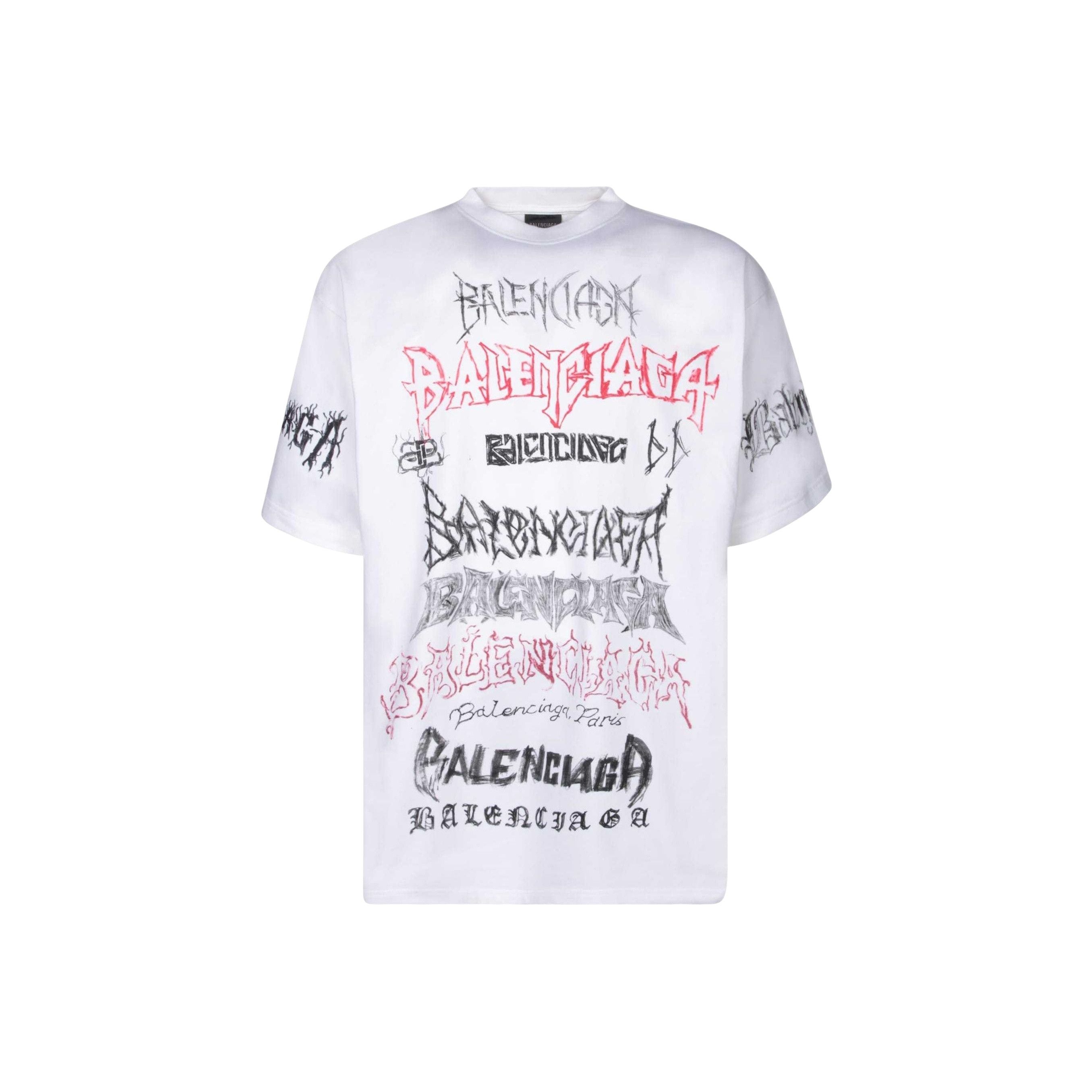 Balenciaga Balenciaga SS24 New Year Graphic T-Shirt XS Size US XS / EU 42 / 0 - 1 Thumbnail