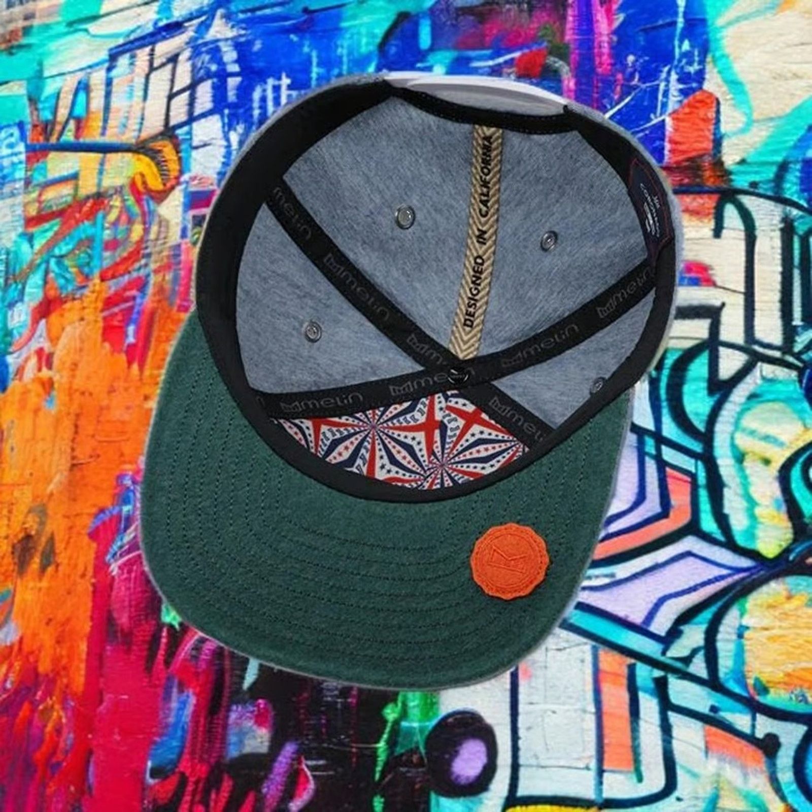 melin Melin Coronado Brick Mill “United” Chambray Classic Hat 58cm Size ONE SIZE - 5 Thumbnail