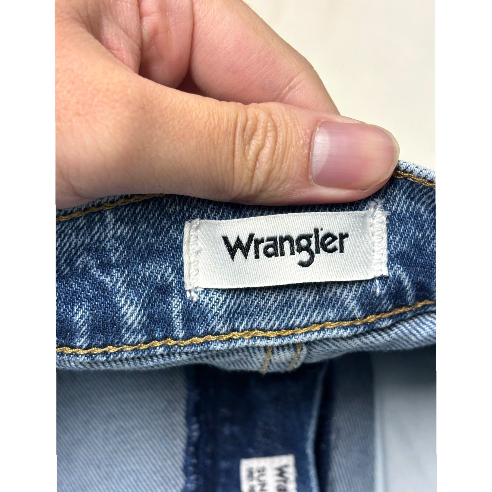Wrangler VINTAGE Wrangler Sunset Mid Rise Straight 651 Jeans Blue Denim 27x29 Womens Jeans Wrangler Sunset Size 27" / US 4 / IT 40 - 5 Thumbnail