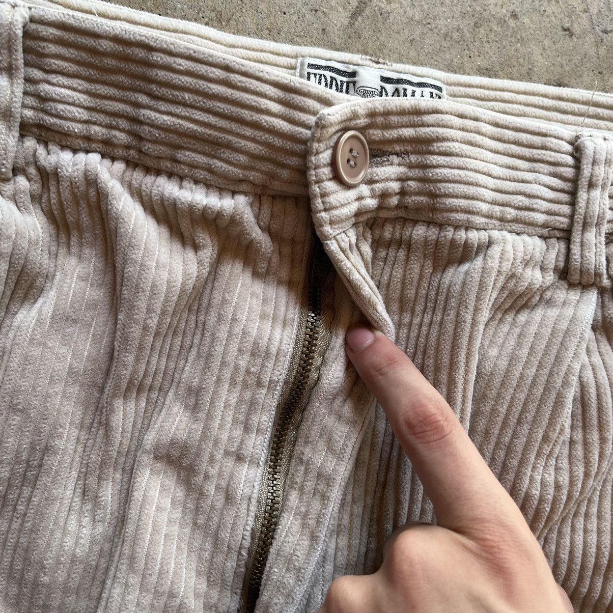Other Eddie Domani - Vintage Cream Pants Size US 36 / EU 52 - 3 Thumbnail