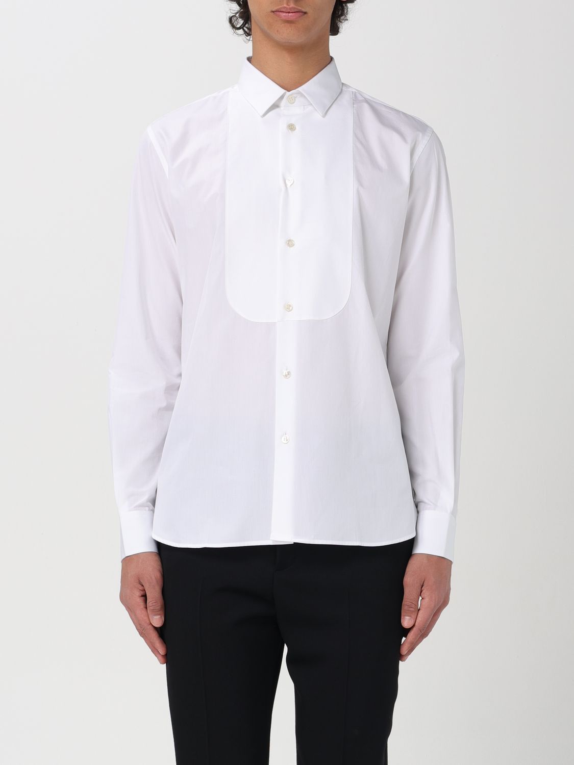 image of Saint Laurent Paris Saint Laurent Shirt Men White (Size XL)