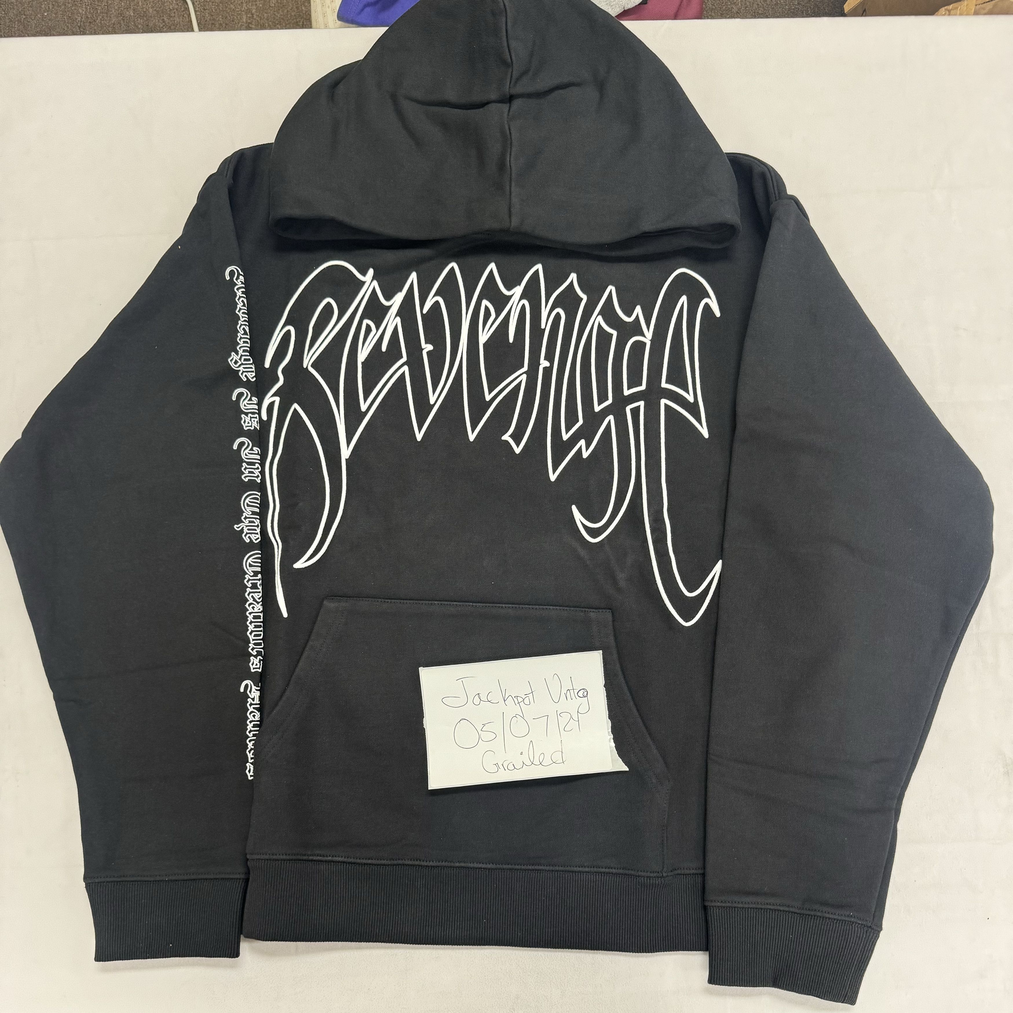 Revenge Revenge X XXX Tentacion Kill Outline Black Hoodie Size XL | Grailed