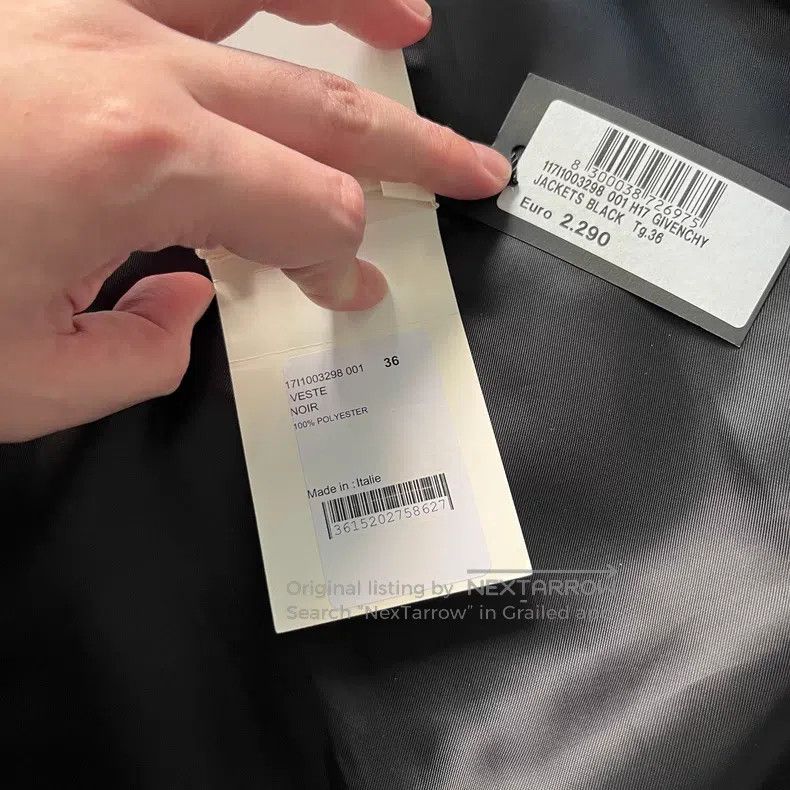 Givenchy Givenchy Back Lettering Baseball Leather Jacket (Size 36) Size US S / EU 44-46 / 1 - 7 Thumbnail