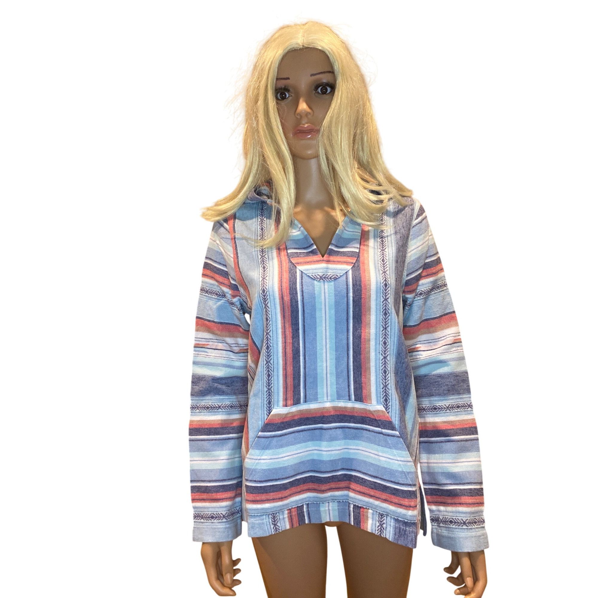 Faherty NWT Faherty Baja Sierra Paradise Hooded Pullover Top Tunic W Size S / US 4 / IT 40 - 20 Thumbnail