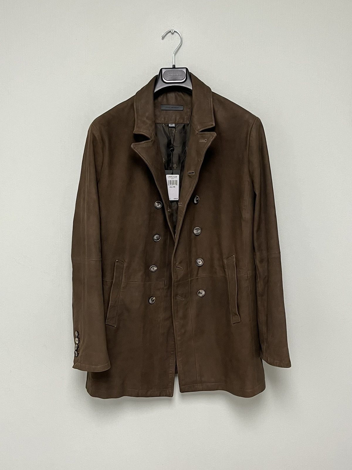 John Varvatos Cut-Away Double Breasted Coat. Size EU 46 USA 36. Size US S / EU 44-46 / 1 - 2 Thumbnail