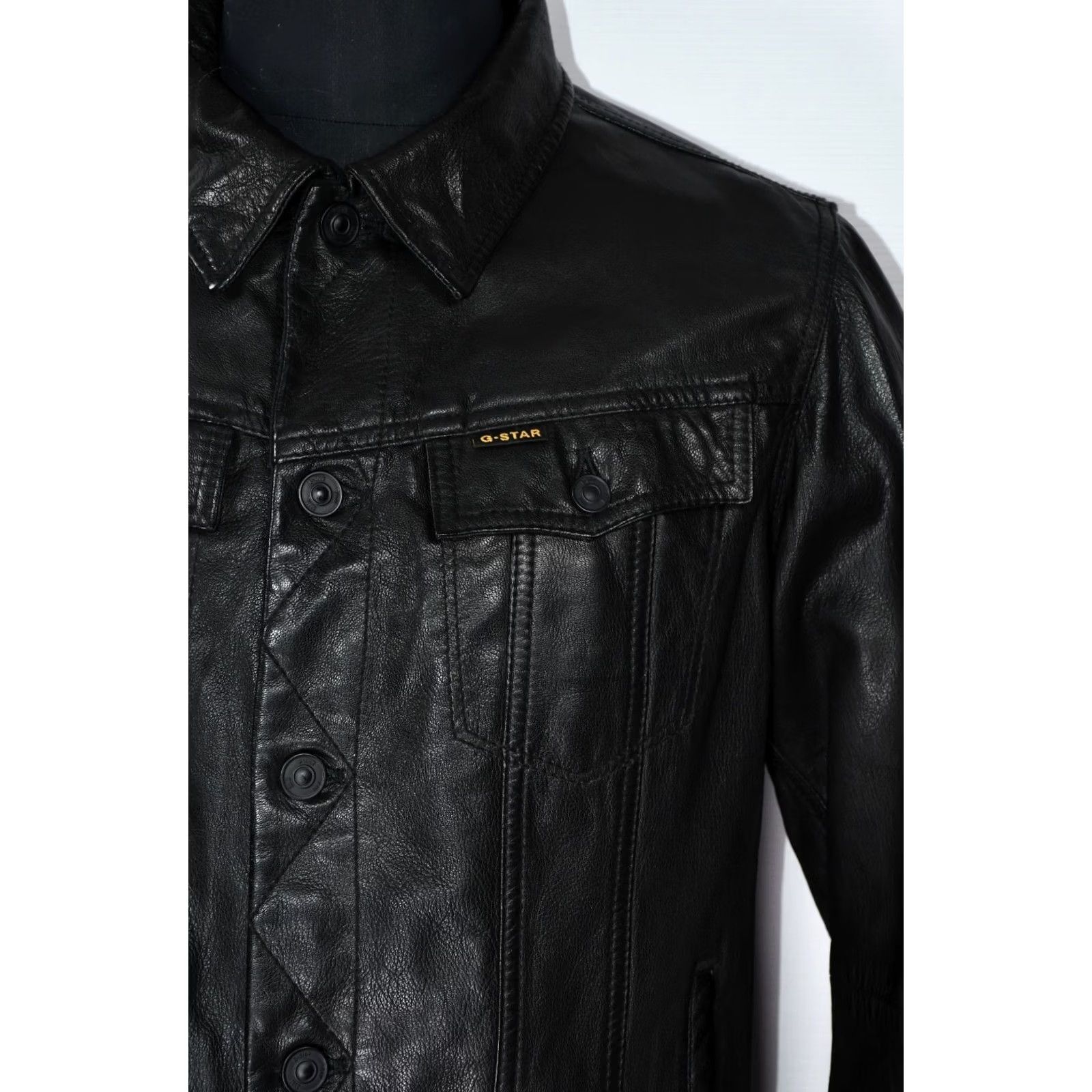 G-Star G-Star Slim Tailor JKT Jacket Leather Black XL Mens Size US XL / EU 56 / 4 - 6 Thumbnail