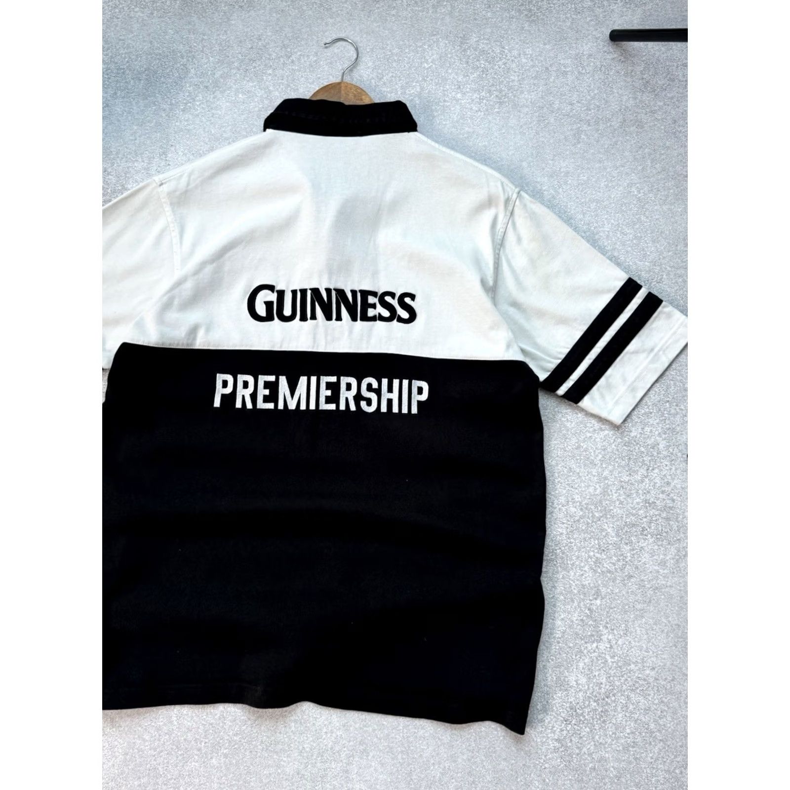 Vintage Guinness Polo T Shirt Rugby Vintage Men L Black Short Sleeve Cotton Polo 90s Classic Guinness Rugby Premium Rugby Shirt Mens Size US L / EU 52-54 / 3 - 6 Thumbnail