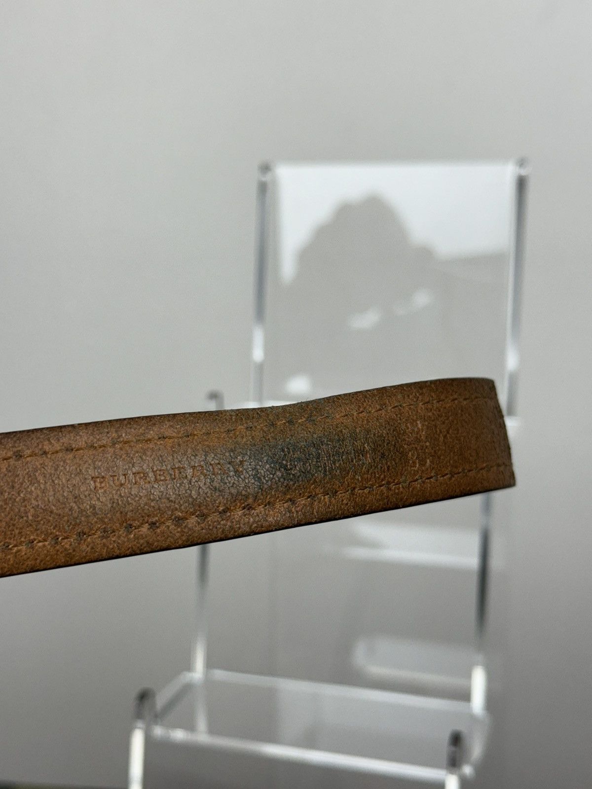 Burberry Leather belt Burberry y2k original luxury casual item Size ONE SIZE - 5 Thumbnail