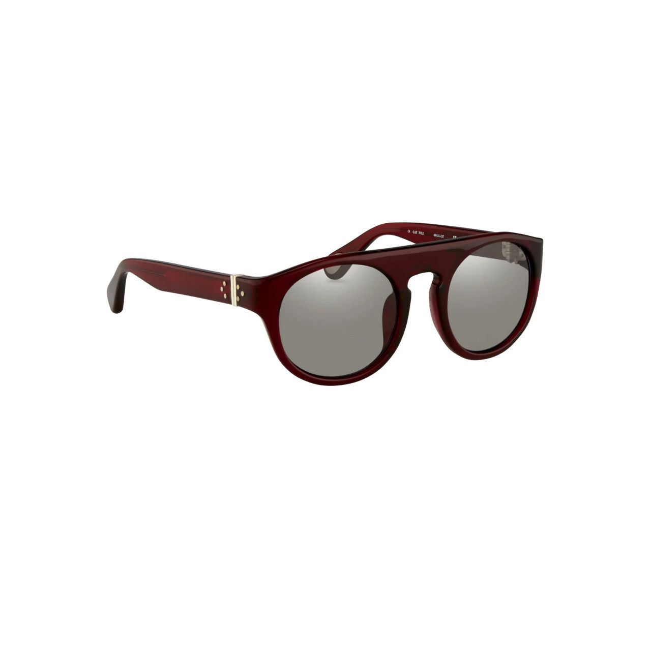Ann Demeulemeester Ann Demeulemeester Sunglasses Round Bordeaux Red and Blue Size ONE SIZE - 2 Thumbnail