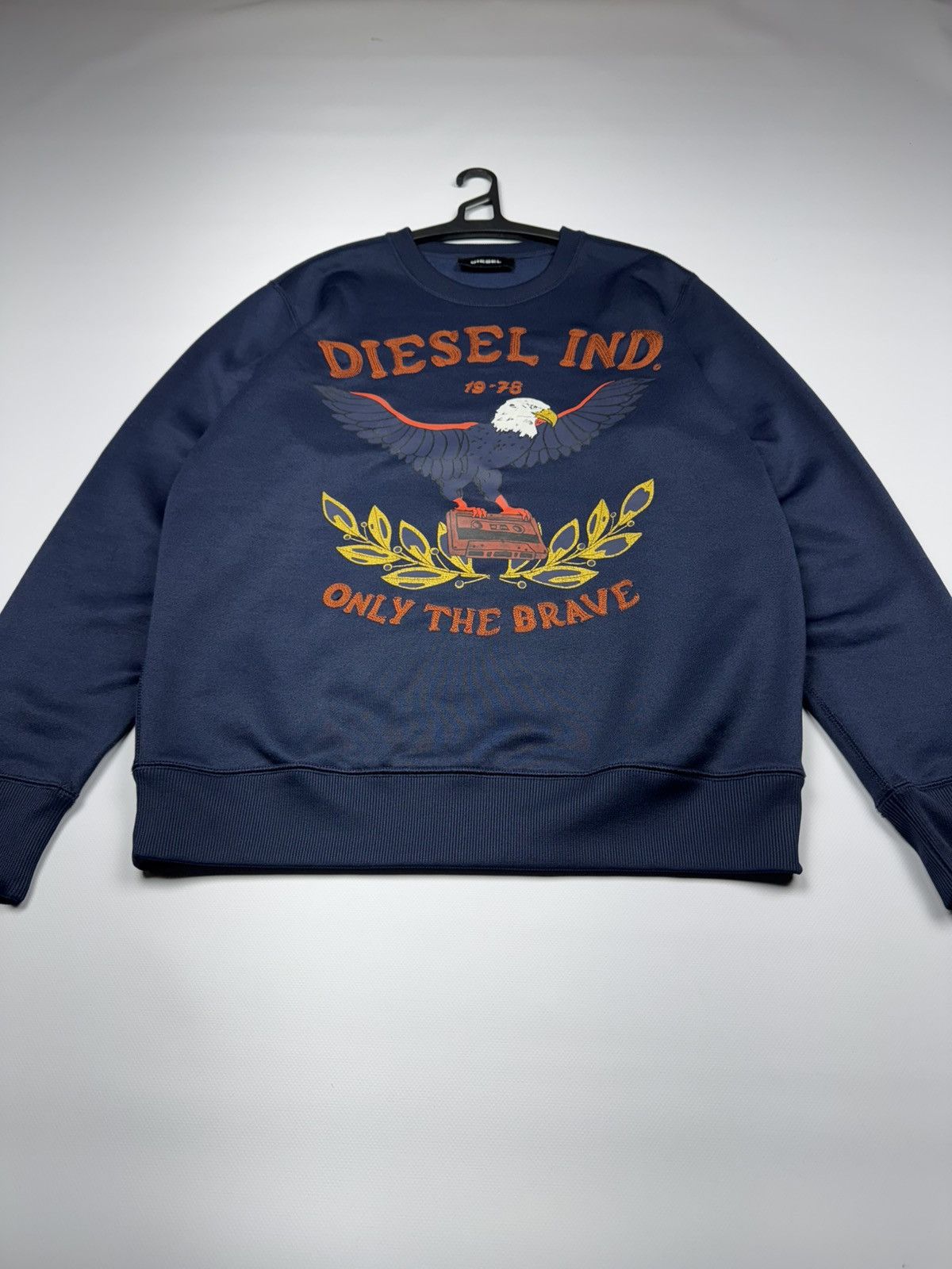 Diesel Diesel Eagle Dark Blue Sweatshirt Size US XL / EU 56 / 4 - 2 Thumbnail