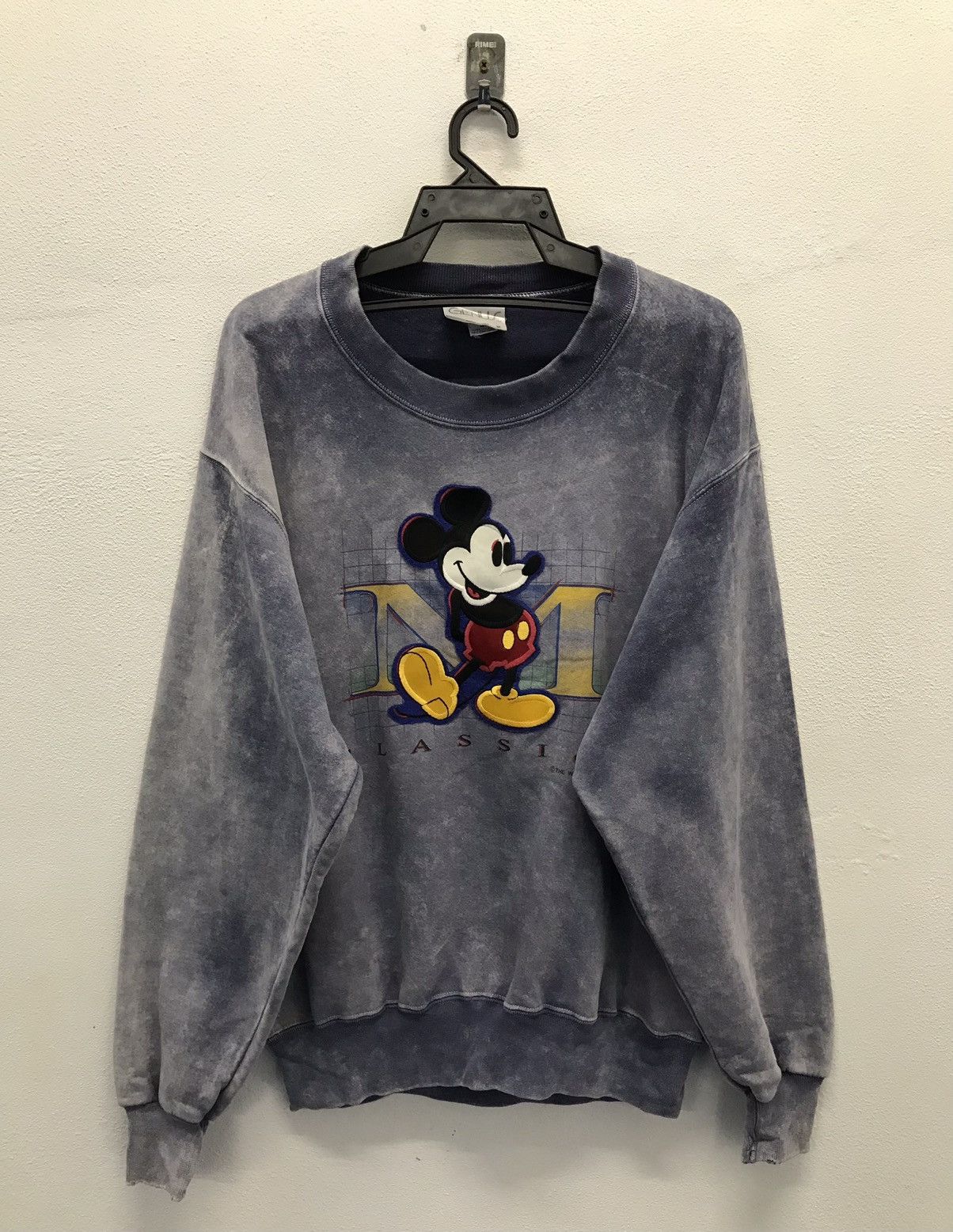 Disney × Mickey Mouse Vintage Genus Mickey Mouse Classics Made In Usa Sweatshirt Size US M / EU 48-50 / 2 - 1 Thumbnail