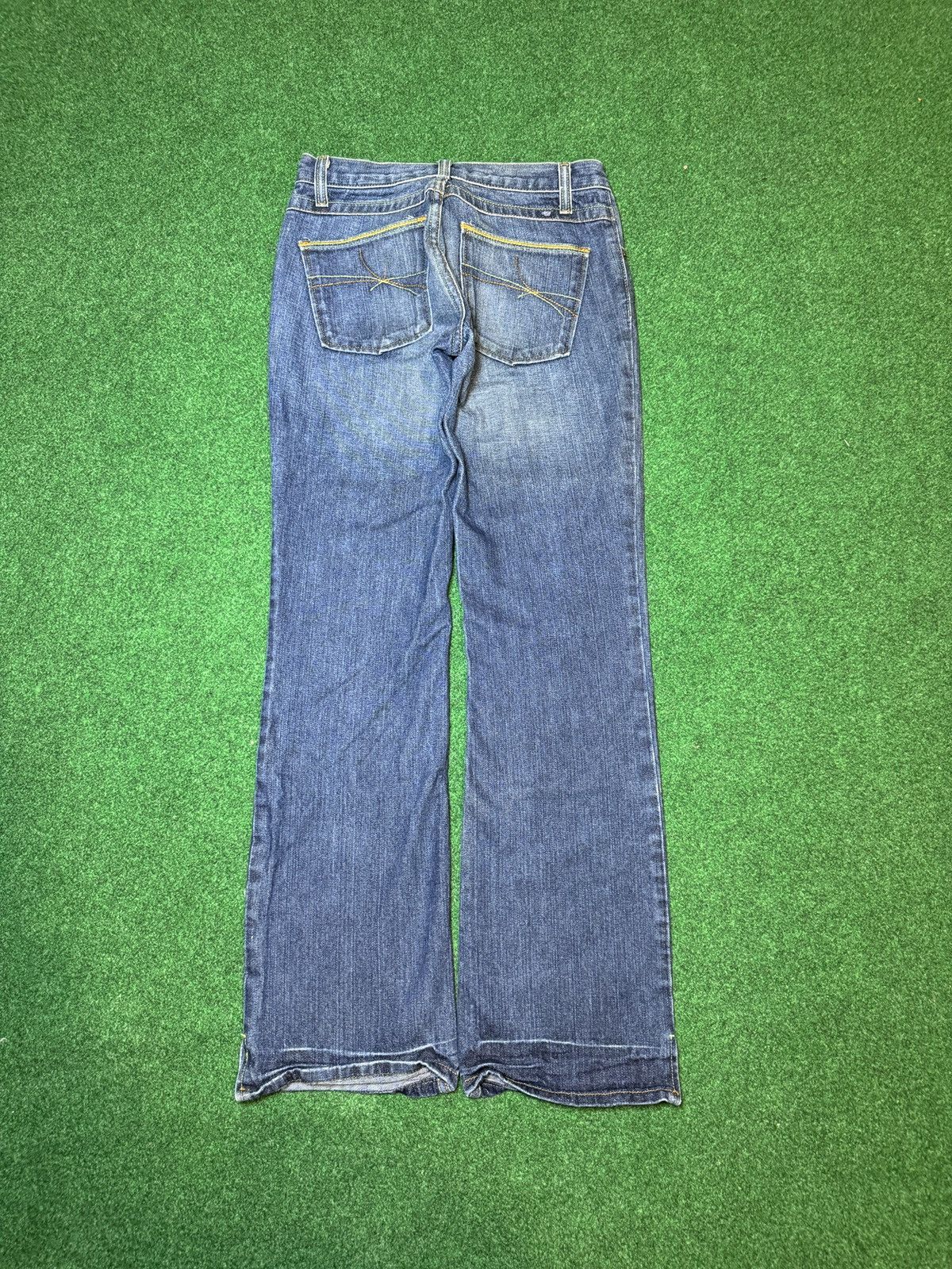 Vintage Vtg Y2K Low Rise Cruel Girl Slim Bootcut Flare 28x31 Jeans Size 28" / US 6 / IT 42 - 2 Thumbnail