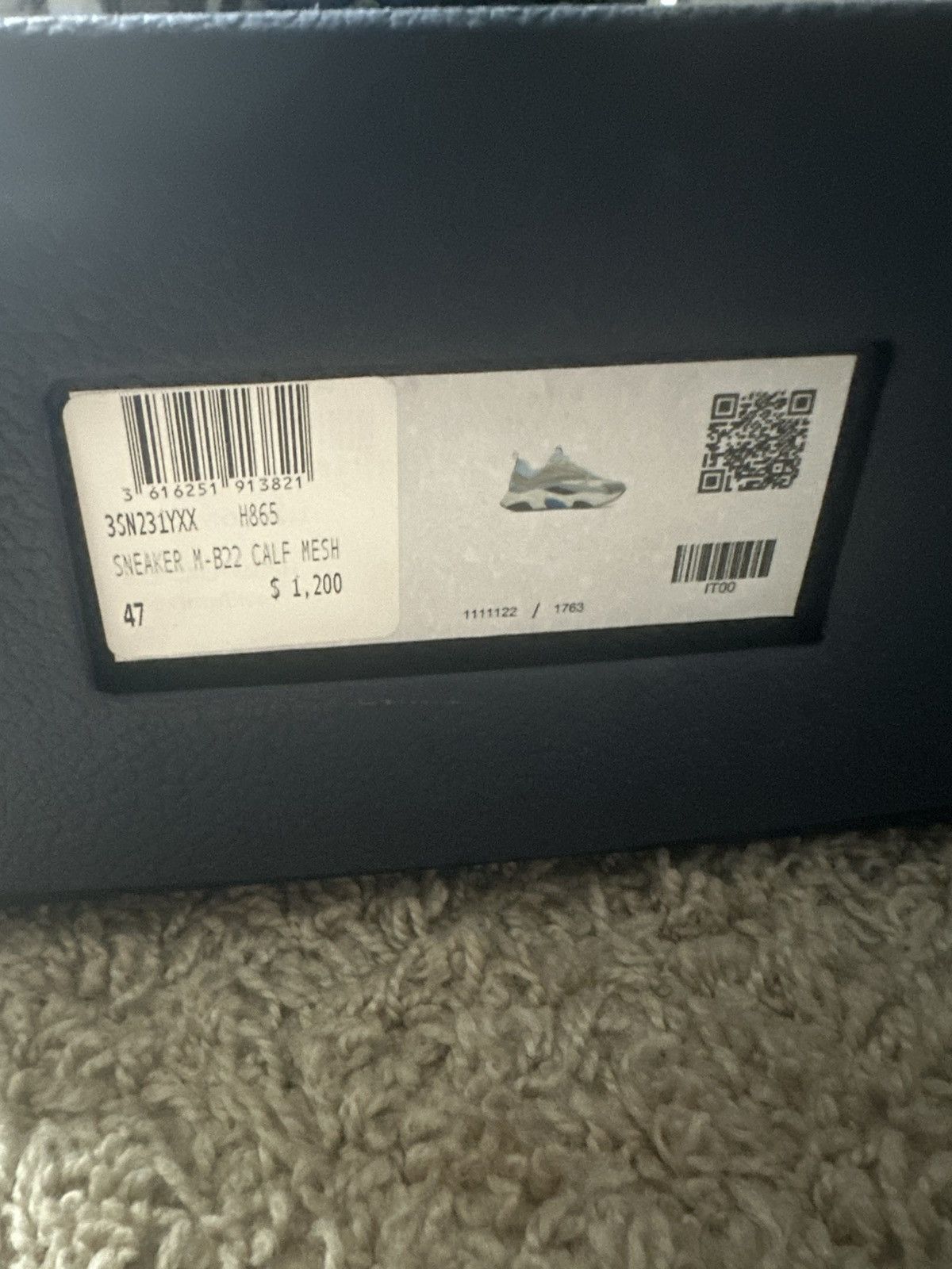Dior Dior b22 Blue White Size US 14 / EU 47 - 8 Thumbnail