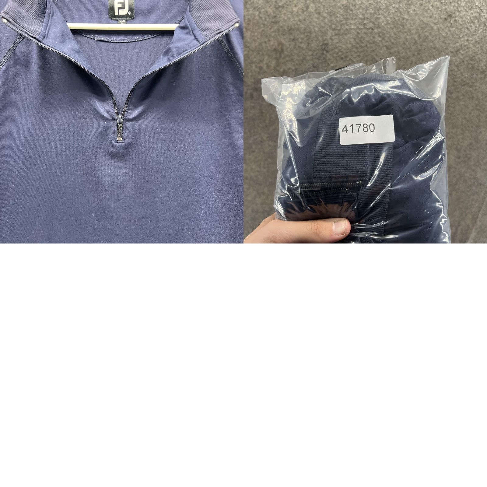 Footjoy FootJoy Pullover Mens L Blue 1/4 Zip Golf Stretch Lightweight Shirt Top Size US L / EU 52-54 / 3 - 8 Thumbnail