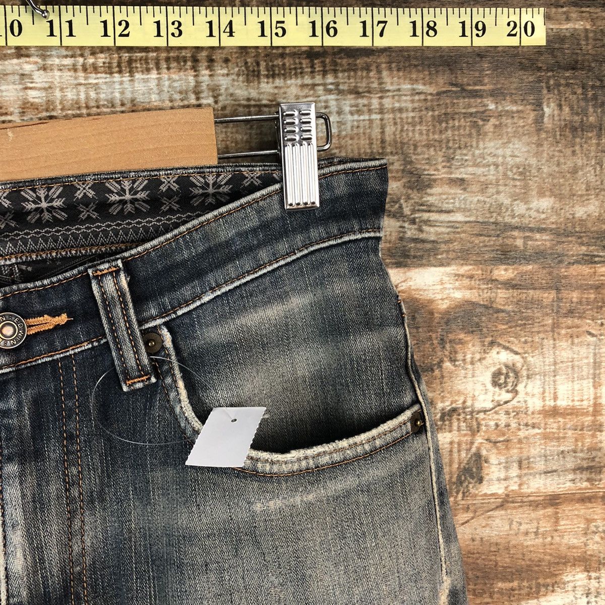 Edwin Edwin Blue Distressed ripped Denim Pants #A1440 Size US 29 - 8 Thumbnail