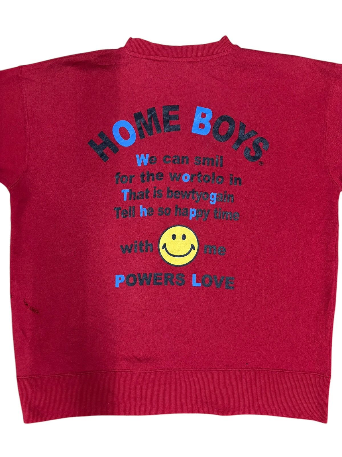 Designer × Japanese Brand Vintage HOME BOYS Printed Distressed Sweatshirt Size US M / EU 48-50 / 2 - 2 Thumbnail