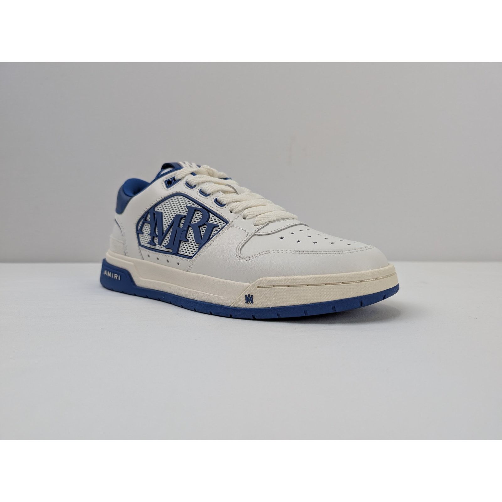 Amiri o1rshd1 Q:2 / Classic Low top Sneakers in White/Blue Size US 10 / EU 43 - 2 Thumbnail