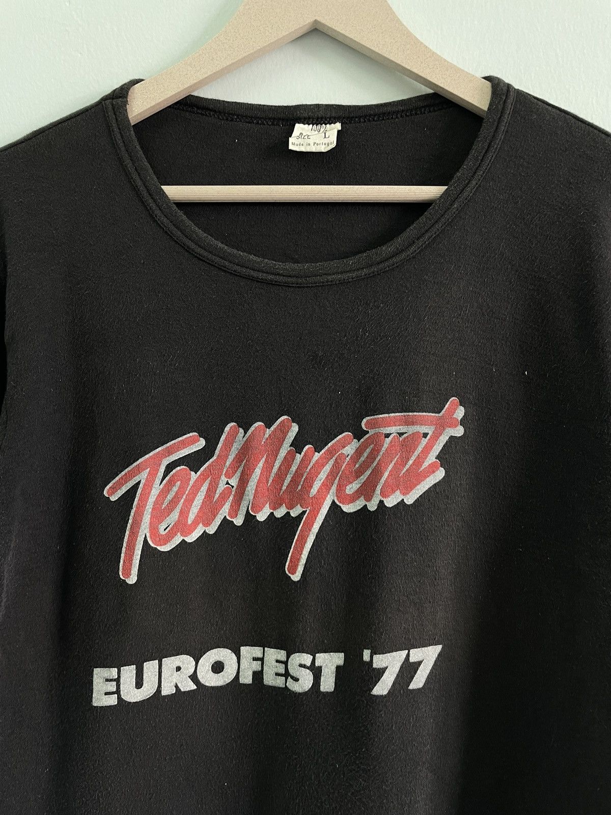 Band Tees × Vintage Very Rare Vintage Ted Nugent Eurofest 77’ Tshirt Size US M / EU 48-50 / 2 - 3 Thumbnail