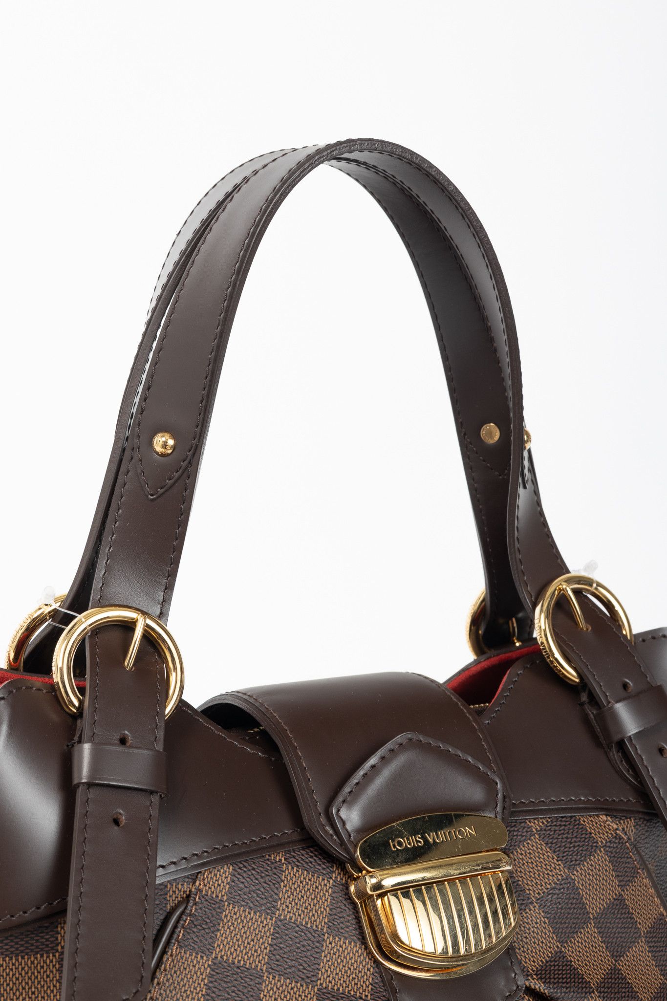 Louis Vuitton Louis Vuitton Sistina PM Damier Ebene Canvas Handbag Size ONE SIZE - 6 Thumbnail