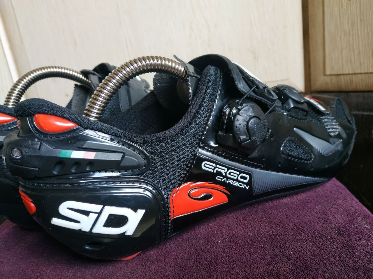 Sidi Sidi Ergo 5 Carbon Road Cycling Shoes Black - EU 44 / US 10 Size US 11 / EU 44 - 11 Thumbnail