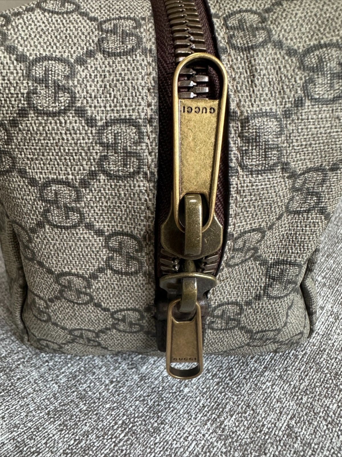 Gucci GUCCI SAVOY GG TOILETRY CASE Size ONE SIZE - 4 Thumbnail