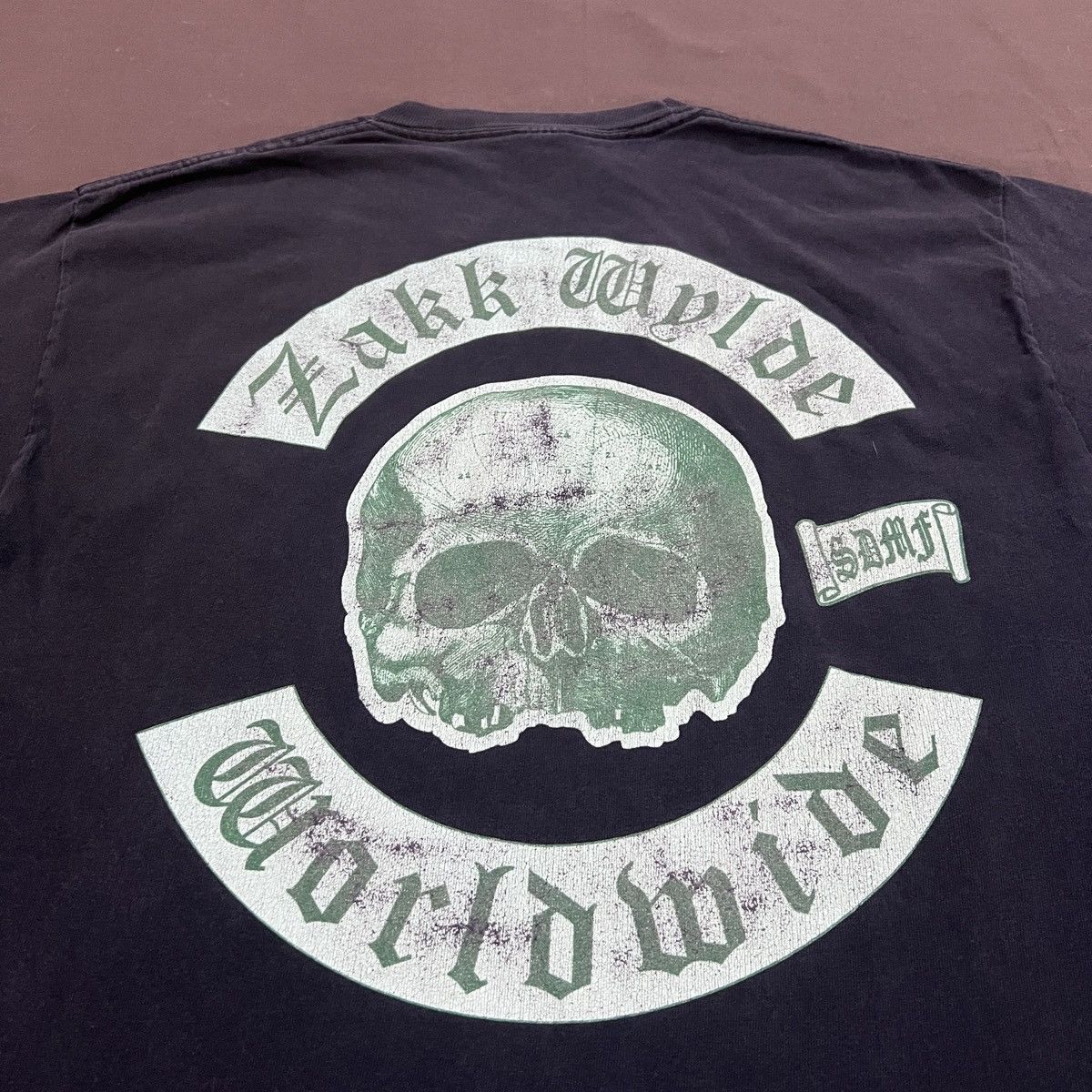 Band Tees Vintage Y2K Zakk Wylde Tee Faded Thrashed Heavy metal Size US L / EU 52-54 / 3 - 8 Thumbnail