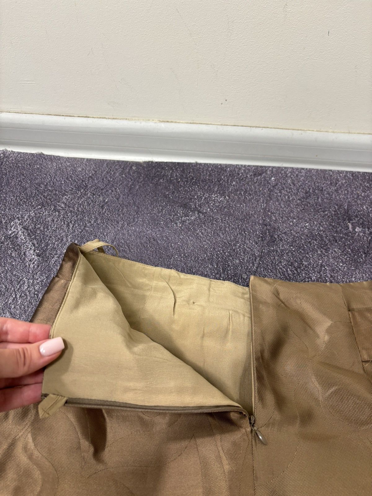 Escada Escada High-Waisted Bow Belt Luxury Silk Pencil Skirt Size 27" / US 4 / IT 40 - 16 Thumbnail