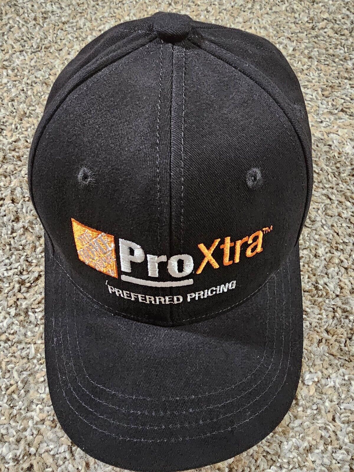 Designer Home Depot Pro XTRA Preferred Pricing Strapback Hat Black Size ONE SIZE - 2 Thumbnail