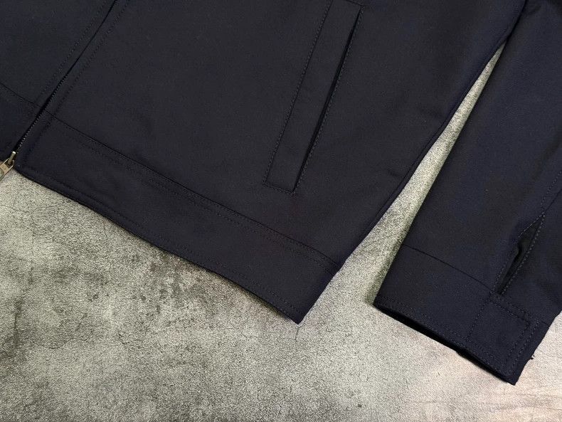 Loro Piana LORO PIANA Wool jacket navy blue Size US L / EU 52-54 / 3 - 6 Thumbnail