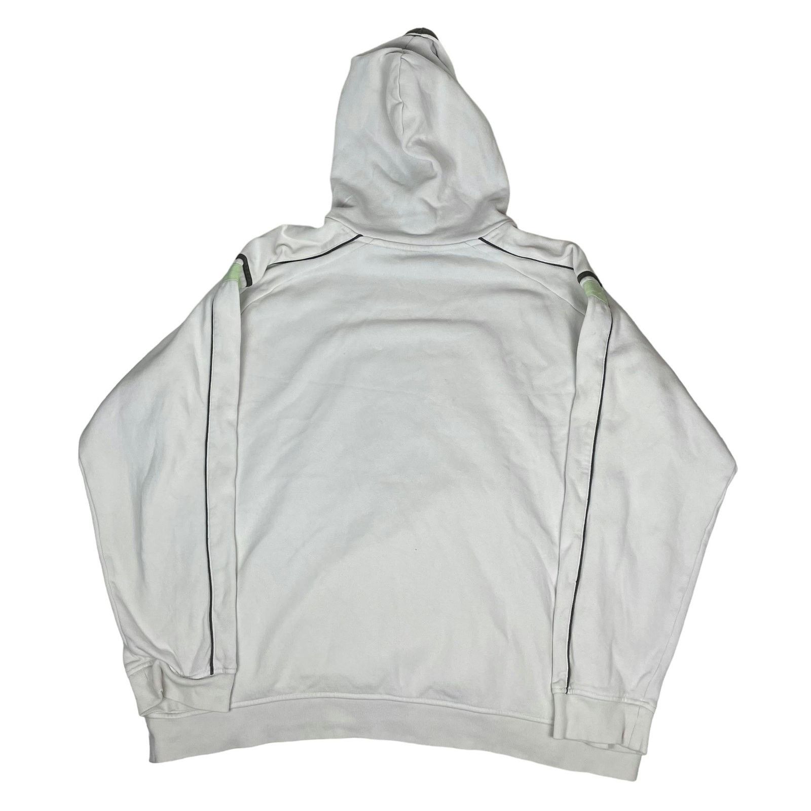 Nike × Vintage Nike Spellout Men's White Fleece Lined Pullover Hoodie XXL Size US XXL / EU 58 / 5 - 8 Thumbnail