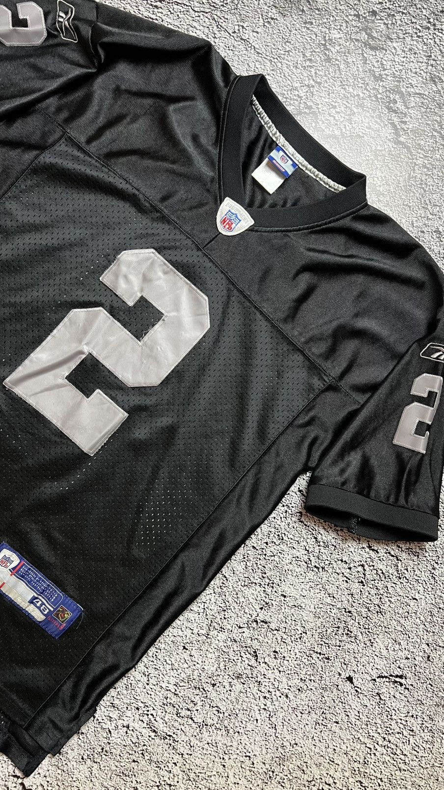 Reebok VTG 90’s Oakland Raiders NFL LaMarcus Russell reebok jersey Size US M / EU 48-50 / 2 - 2 Thumbnail