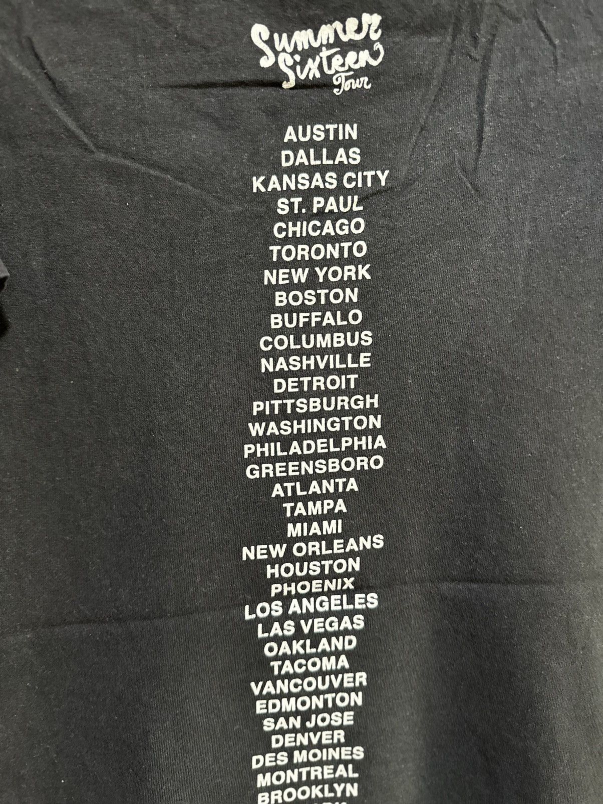 Band Tees Vintage Drake Summer Six Teen Tour Faded Tee Size US S / EU 44-46 / 1 - 9 Thumbnail